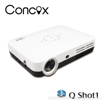 HD LED Projector Bring 3D Cinema Back Home LED Beamer (Qshot1)